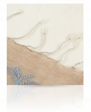 Палантин Женский ZW.EMB/BEIGE.MULT